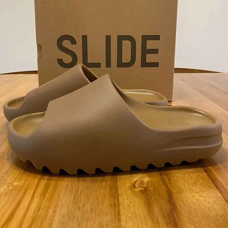 Stepping on excrement feeling trendy slippers Men summer outdoor wear SLIDE thick-soled height-increasing 